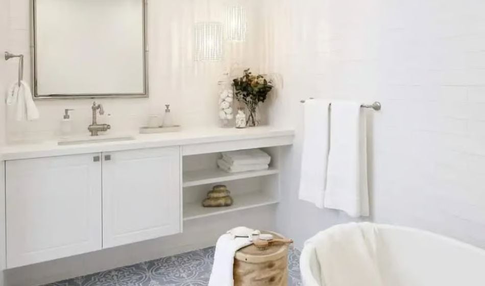 image of small bathroom vanity