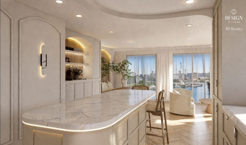 image of dining area showing small space design in sydney