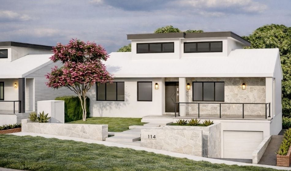 image of home facade renovation ideas for front exterior