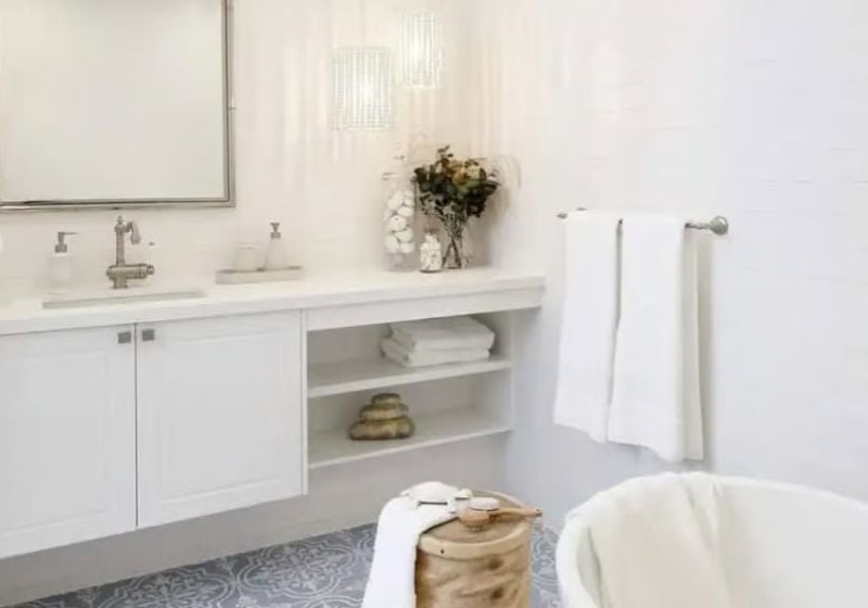 image of small bathroom vanity